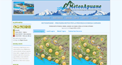 Desktop Screenshot of meteoapuane.it